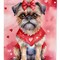 Edge Collections - 11.25" X 15.50" - Multicolor - Brussels Griffon My Valentine Decorative - 1 Piece